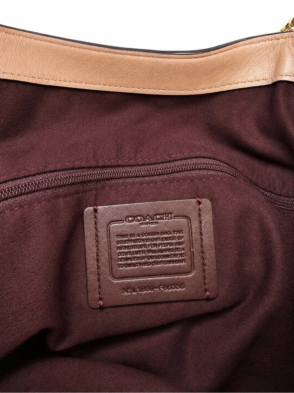 Coach Lexy Signature Debossed Leather Shoulder Bag